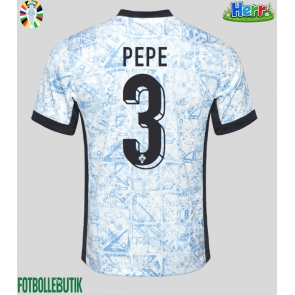 Portugal Pepe #3 Bortatröja EM 2024 Kortärmad